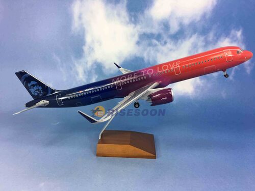 阿拉斯加航空 Alaska Airlines ( MORE TO LOVE ) / A321 / 1:100產品圖
