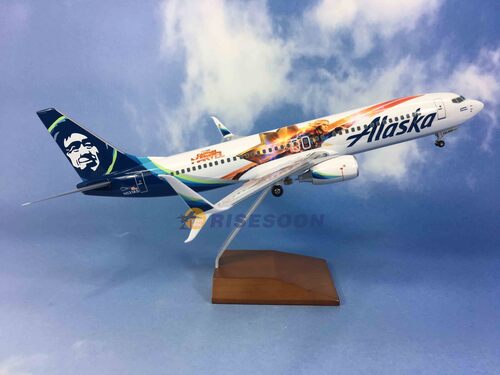 阿拉斯加航空 Alaska Airlines ( 惊奇队长 ) / B737-800 / 1:100產品圖