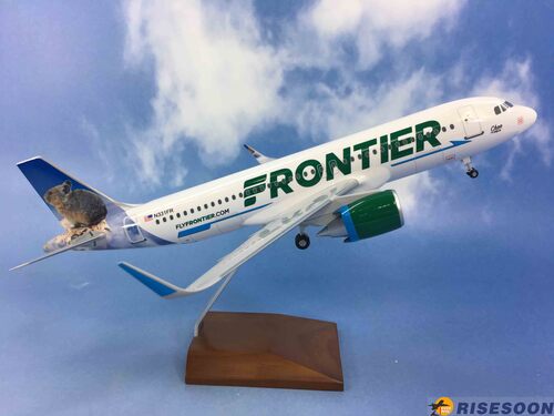 边疆航空 Frontier Airlines ( Pika 短毛兔 ) / A320 / 1:100產品圖