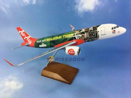 亚洲航空公司 Air Asia ( Save our Malayan Tiger ) / A320 / 1:100產品圖